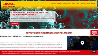 
                            12. Supply Chain Risk Management Software | DHL Resilience360 DHL ...