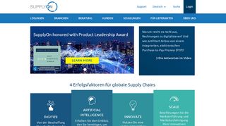 
                            2. SupplyOn: Digitale Transformation Ihrer Supply Chain. Delivered.