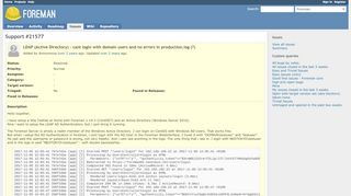
                            11. Support #21577: LDAP (Active Directory) - cant login with domain ...