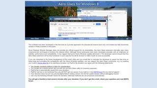 
                            3. Support - Aero Glass for Win8+