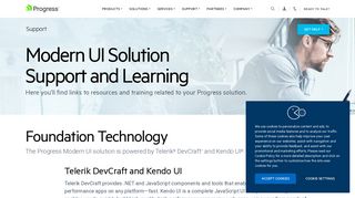 
                            10. Support and Learning - Progress Modern UI Solution