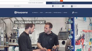 
                            2. Support and service - Husqvarna