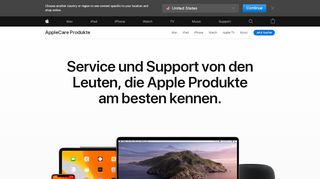 
                            3. Support – AppleCare – Apple (DE)