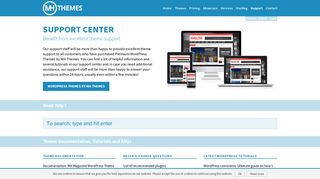 
                            1. Support Center | MH Themes