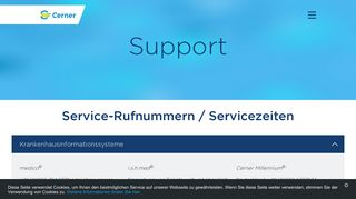 
                            5. Support - Cerner