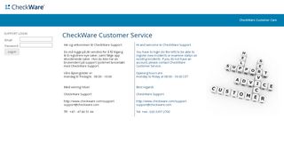 
                            8. Support - checkware.me