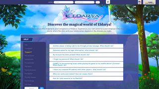 
                            6. Support - Contact Form - Eldarya