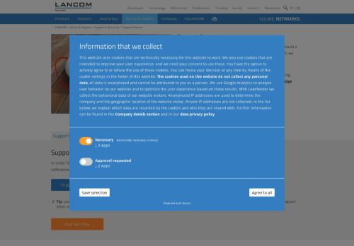 
                            9. Support Contact - LANCOM Systems GmbH