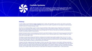 
                            1. Support - Coriolis Systems