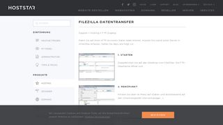 
                            5. Support: FileZilla FTP-Server hinterlegen | Hoststar