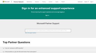 
                            6. Support for Microsoft Partner - Microsoft Partner Network