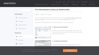 
                            1. Support: FTP-Client FileZilla einrichten | Hoststar