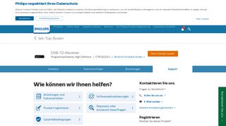 
                            1. Support für DVB-T2-Receiver DTR3202/EU | Philips