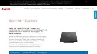 
                            4. Support für Scanner – Laden Sie Treiber, Software und ... - Canon