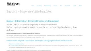 
                            9. Support - Hinweise bitte beachten - fiskaltrust.