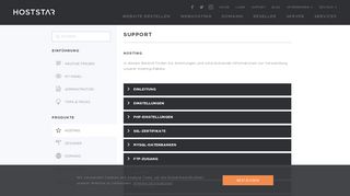 
                            11. Support: Hosting | Hoststar