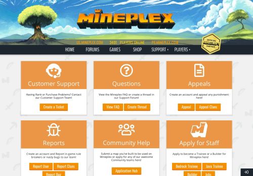 
                            4. Support Hub | Mineplex