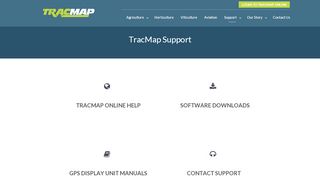 
                            4. Support I Display Unit Manuals I Software Downloads I TracMap Help