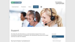 
                            7. Support | Key-Systems - Key-Systems GmbH