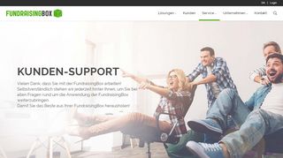 
                            6. Support | Kontakt | Kompetenz | FundraisingBox