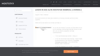 
                            6. Support: Login in das alte Hoststar Webmail | Hoststar