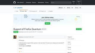 
                            12. Support of Firefox Quantum · Issue #660 · pfn/passifox · GitHub