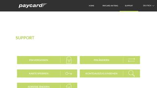 
                            3. Support - paycard