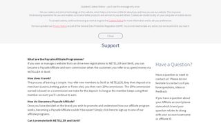 
                            3. Support - Paysafe Affiliates: NETELLER and Skrill Affiliate Programmes