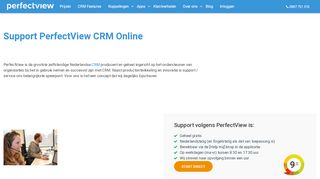 
                            10. Support PerfectView CRM Online | Onbeperkte helpdeskondersteuning