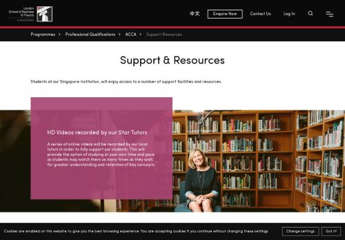 
                            13. Support & Resources | ACCA Programme | LSBF Singapore