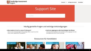 
                            3. Support Site - Cambridge English