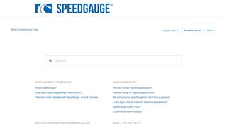 
                            3. Support - SpeedGauge - Zendesk