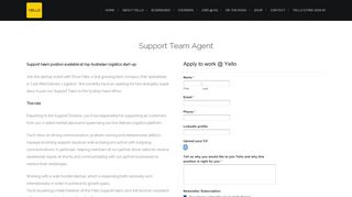 
                            10. Support Team Agent - Yello - Drive Yello