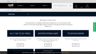 
                            2. Support Tele2 Växel | Tele2 Företag
