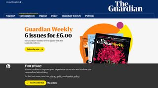 
                            4. Support the Guardian | Get a Subscription