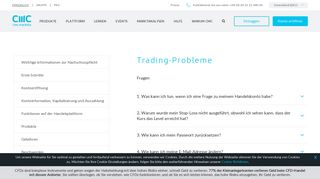 
                            3. Support Themen | Trading-Probleme | CMC Markets