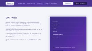 
                            4. Support - ticket.io Ticketsystem | Next Generation Ticketing