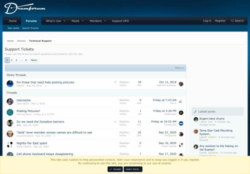 
                            5. Support Tickets | [DFO] Drum Forum