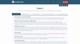 
                            4. Support | TweakNews