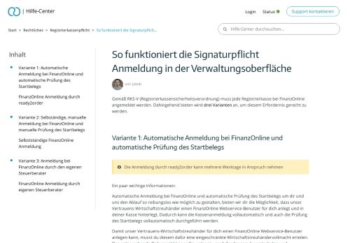 
                            13. Support und Antworten für ready2order Produkte. - So funktioniert ...