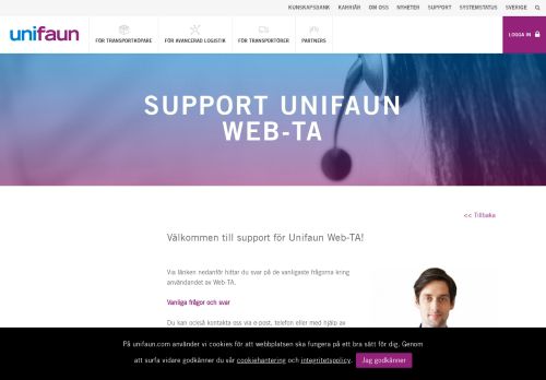 
                            2. Support Unifaun Web-TA - Unifaun