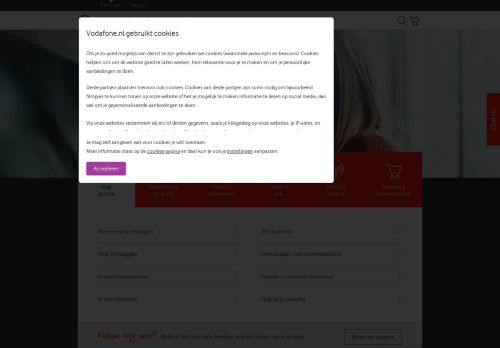 
                            9. Support - Vodafone.nl