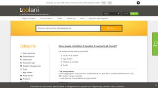 
                            5. Supporto al cliente - toolani