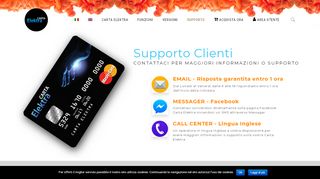 
                            3. Supporto Clienti - Supporto – Carta Elektra