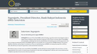 
                            13. Suprajarto, President Director, Bank Rakyat Indonesia (BRI): Interview ...