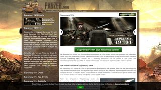 
                            12. Supremacy 1914 kostenlos spielen! - Panzer.online