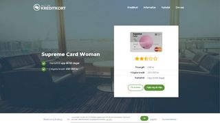 
                            6. Supreme Card Woman (Mastercard) - Läs recension & Ansök nu ...