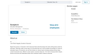 
                            10. Surejob.in | LinkedIn
