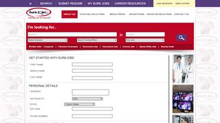 
                            5. SureJobs.com - Registration