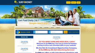 
                            13. Surf4Money - work at home, earn money online with autosurf, surf to ...